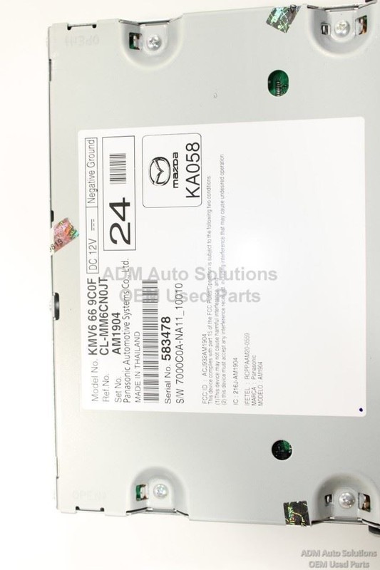 2024-2025 MAZDA CX90 DASHBOARD AUDIO RECEIVER MODULE RADIO HEAD OEM KMV6-66-9C0F