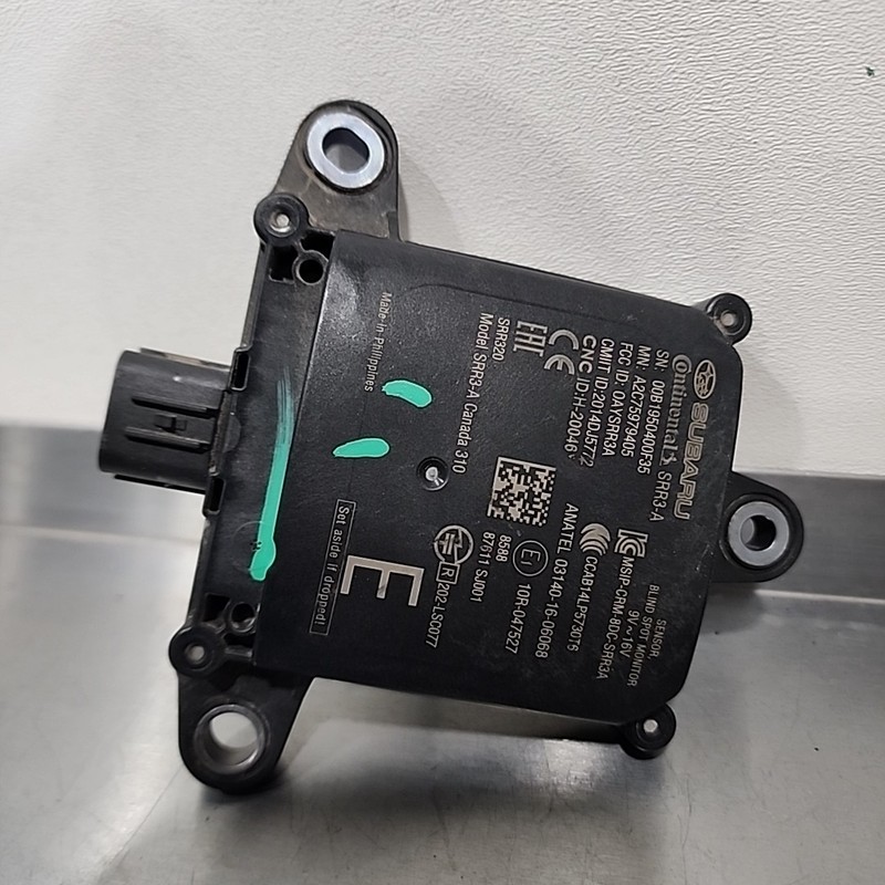 1823 SUBARU CROSSTREK REAR RIGHT BLIND SPOT RADAR SENSOR OE 87611-SJ001 LH OR RH