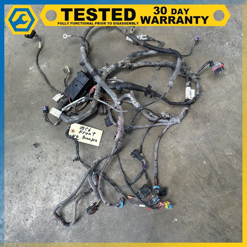 05-07 Chevy Corvette C6 FRONT BUMPER WIRE WIRING HARNESS OEM