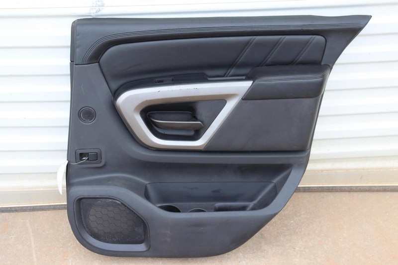 2015 NISSAN ARMADA REAR RIGHT PASSENGER SIDE DOOR PANEL TRIM COVER OEM