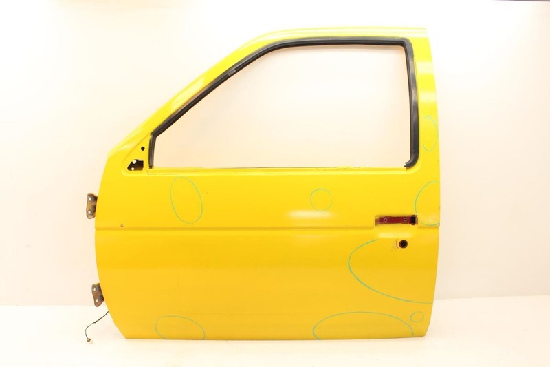 92-93 Nissan Pickup D21 Yellow Driver Left Front Door Shell Assembly