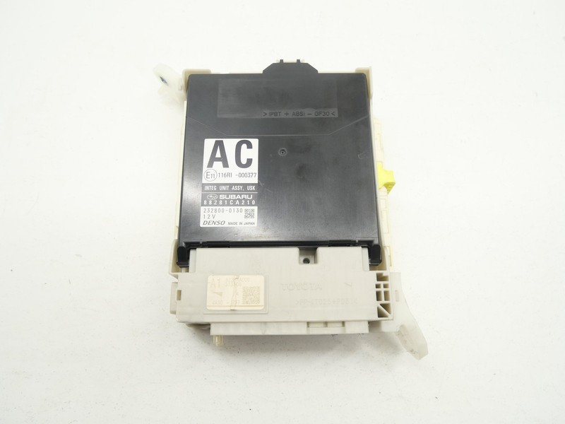 Used Integrated Control Mdoule Fuse Panel Junction 2013-2020 Subaru BRZ OEM