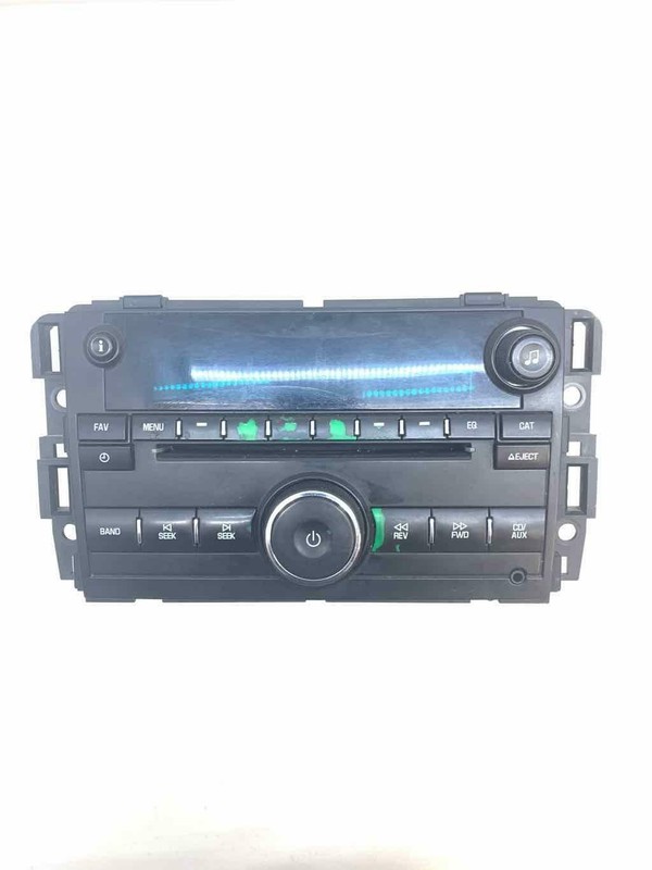 2008 Tahoe w/o hybrid option AM FM CD MP3 opt US8 OEM# 25941919 Worn Buttons