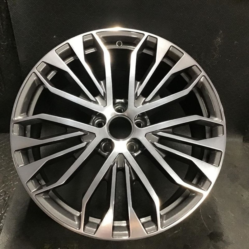 2016-2018 Audi A6 58974 Wheel 20x8.5 5 Spoke Rim Charcoal Machined 4G0601025CR