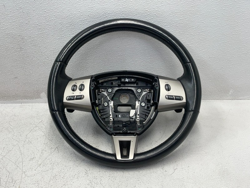 07 08 09 Jaguar XK Steering Wheel Assembly W/Shifters Black 1593 OEM