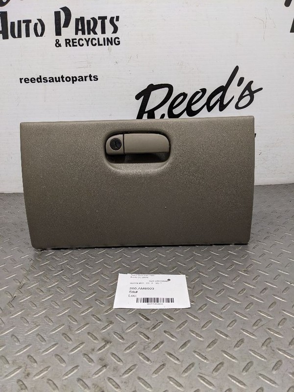 Jeep TJ Wrangler Passenger Side Glove Box w Key Khaki 2003 2004 2005 200 1185803