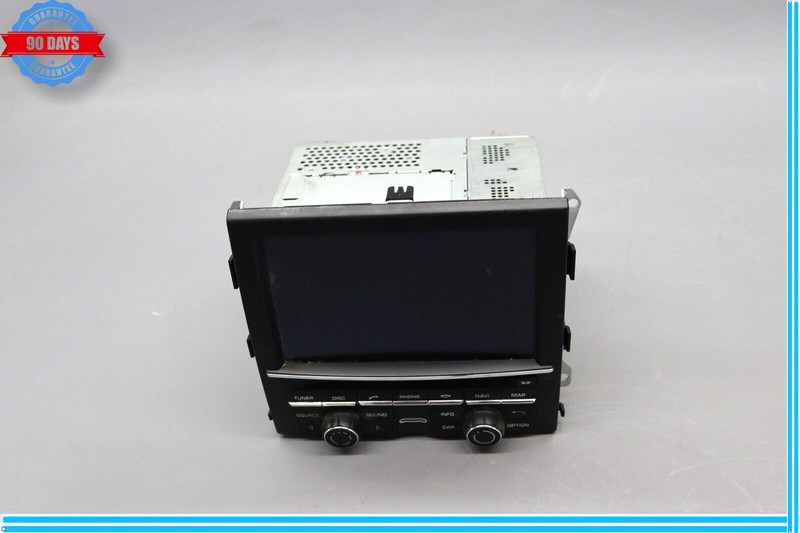 11-16 Porsche Cayenne Radio Receiver Display Screen 7P5035884 Oem