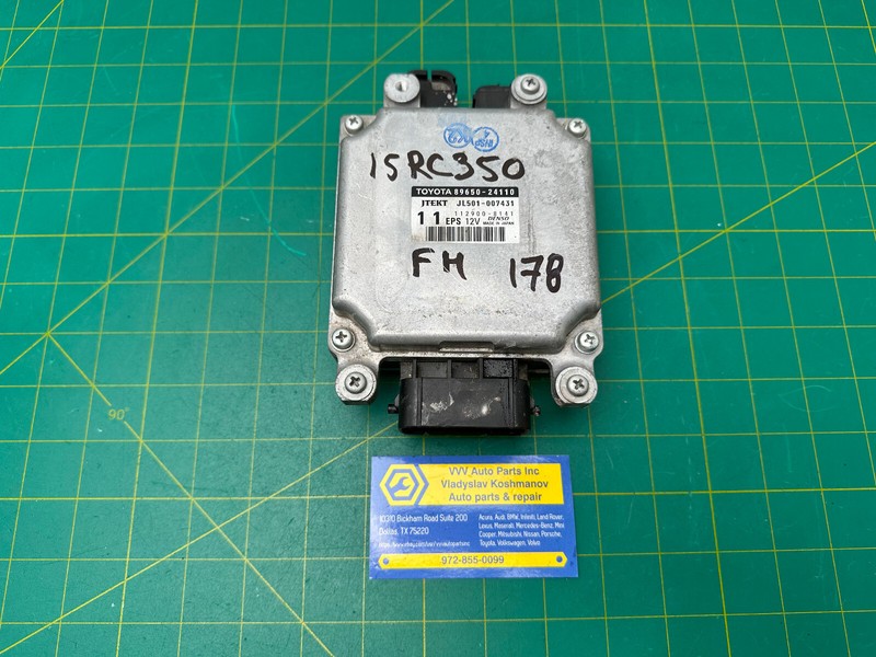 15-16 LEXUS RC350 AWD POWER STEERING COMPUTER CONTROL MODULE OEM