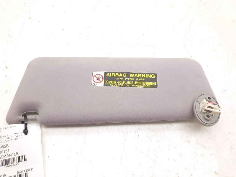 Passenger Sun Visor Illuminated Fits 07-11 LEXUS GS350 Gry LA13