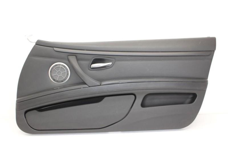 08-13 BMW M3 4.0L Passenger Right Front Black Door Trim Panel 51417154587