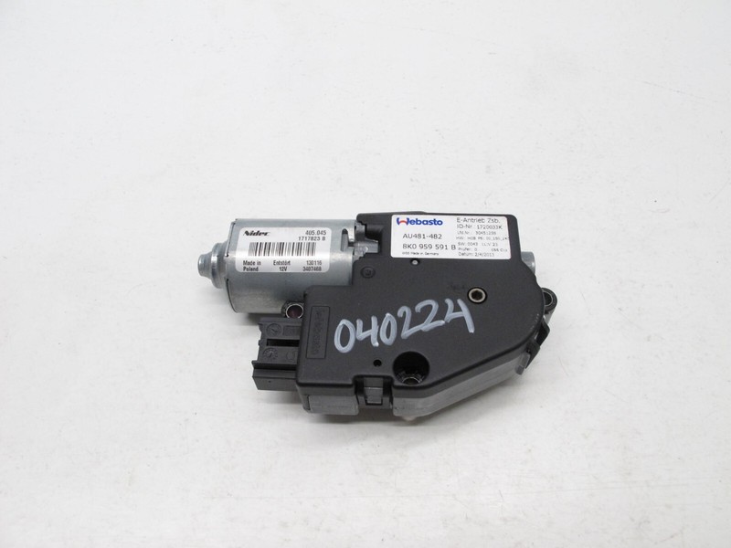 09-16 AUDI B8 A4 QUATTRO SEDAN SUN MOON ROOF CONTROL MOTOR SUNROOF OEM 040224