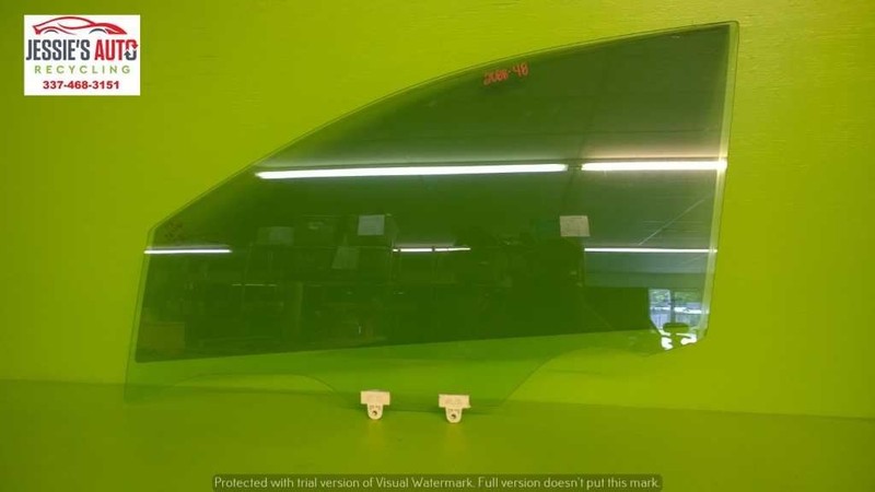 07 08 09 10 11 12 VERSA HTBK DRIVER LEFT FRONT WINDOW DOOR GLASS OEM 2088-48