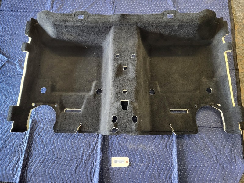 Used Oem BMW Left & Right Rear Floor Carpet Cover for 2022-2024 430Xi Gran Coupe