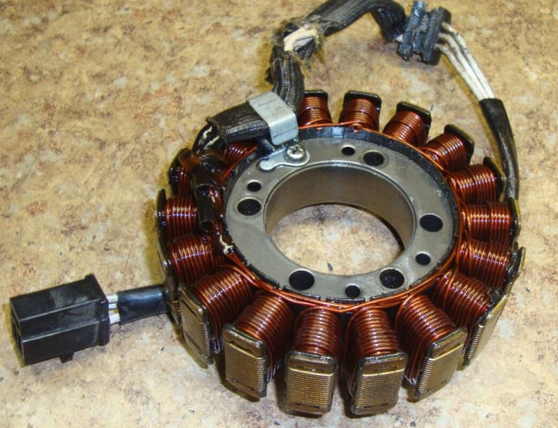 2007 Kawasaki Ninja EX 650 EX650 EX650A Engine Stator Coil Generator Alternator