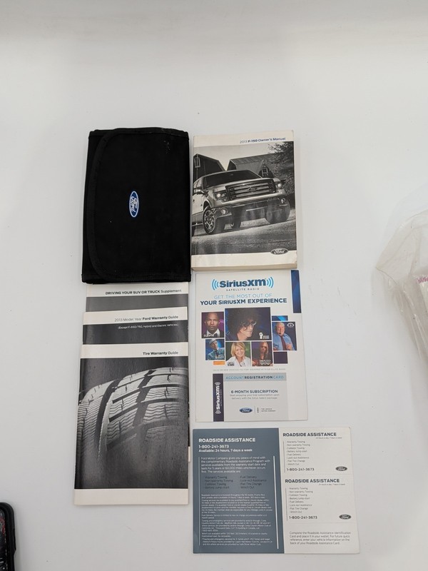 2013 Ford F150 Owner's Manual Book Set 13 Free Shipping XLT FX2 FX4 With Case