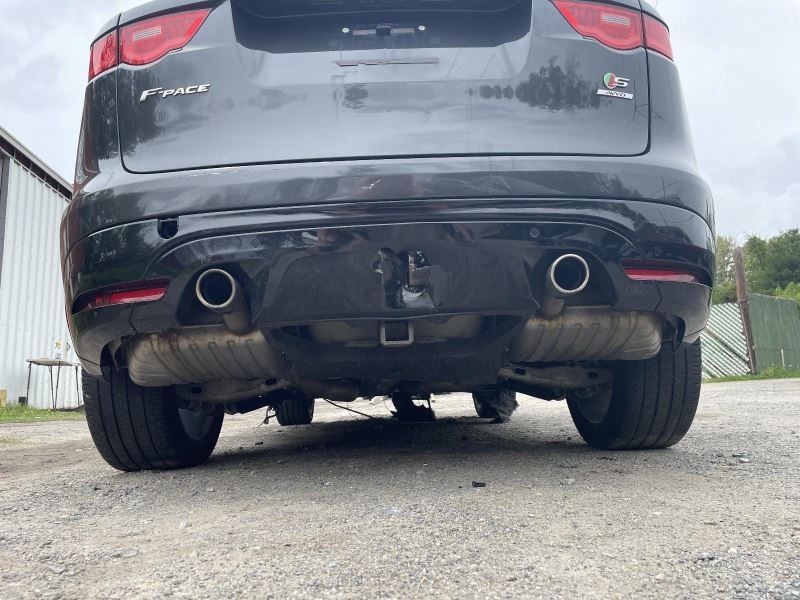 2017 JAGUAR F-PACE COMPLETE EXHAUST SYSTEM ORIGINAL 3.0L AT AWD 57K 39594