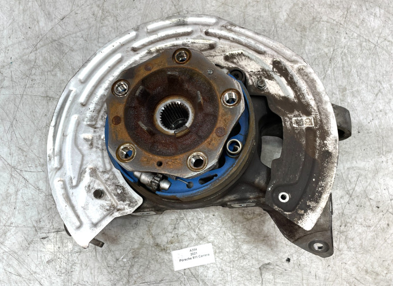 ✅ 20-24 OEM Porsche 911 Carrera 992 Rear Left Driver Spindle Knuckle Hub 23k