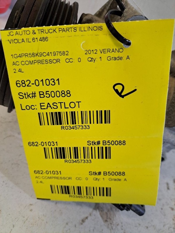 AC Compressor Fits 12-13 VERANO 3457333