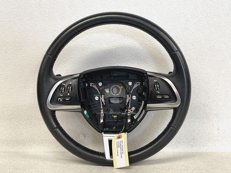 ⭐10-15 JAGUAR XK XKR STEERING BLACK LEATHER WHEEL W/ PADDLE SHIFTERS OEM LOT2662