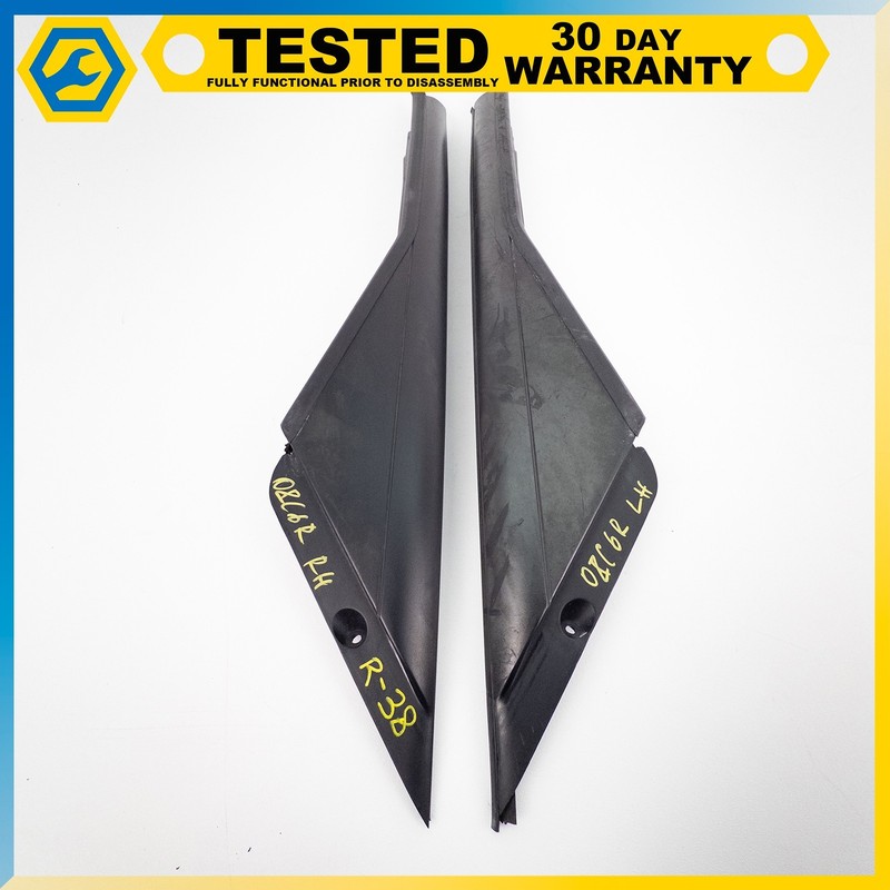 05-13 CHEVROLET CORVETTE C6 FRONT RIGHT LEFT DOOR WINDOW PILLAR TRIM SET OEM