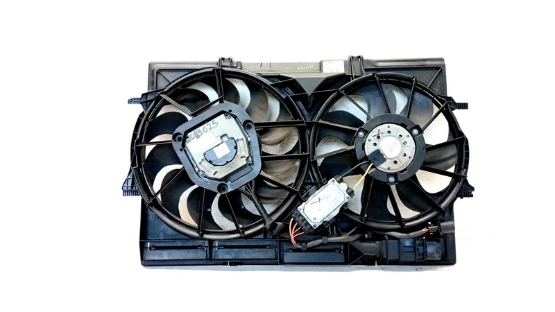 08-12 AUDI B8 S4 8T S5 RADIATOR COOLING FAN MOTOR SHROUD LEFT RIGHT OEM 063025