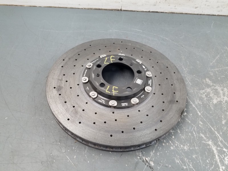 2022 Porsche 911 Turbo S 992 Left Front PCCB Ceramic Brake Rotor - ** #4714 CA2