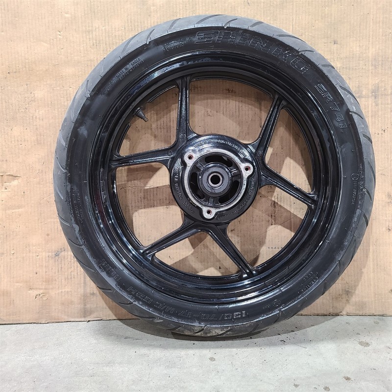 2009 Kawasaki EX250 250 Oem Rear Enkei Wheel & Shinko Tire 130/70-17 PS1097