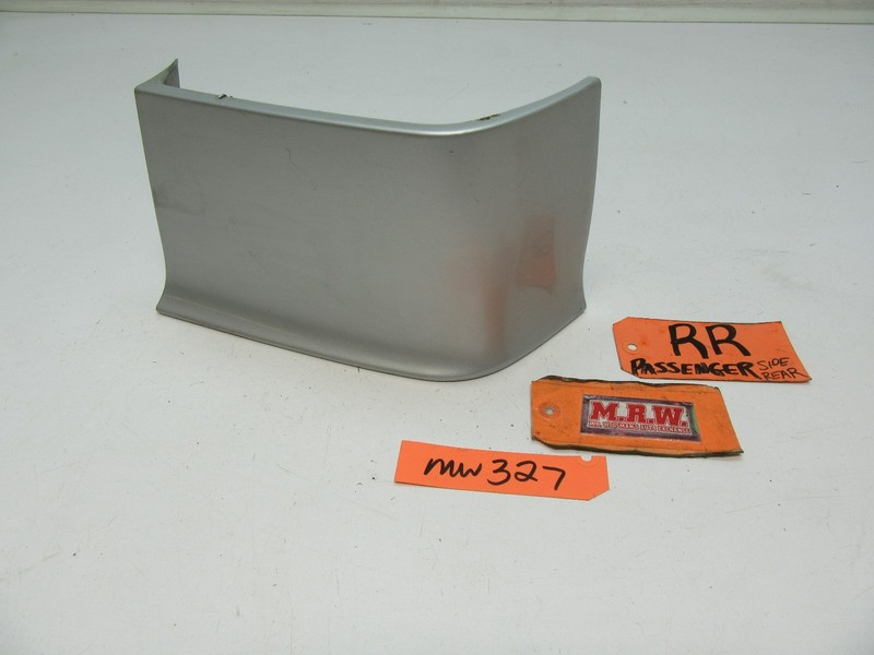 QUARTER PANEL FILLER REAR BUMPER COVER MOLDING SILVER Passenger RH SAAB 900 9-3