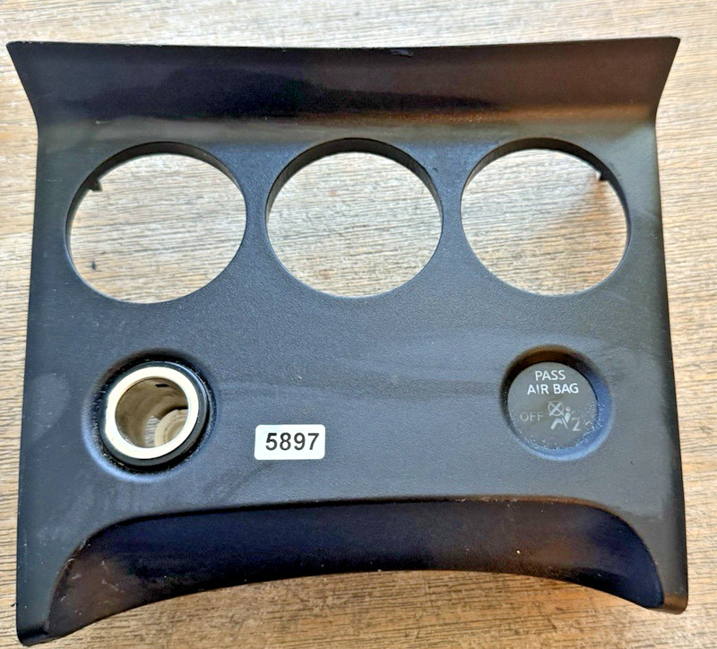 2008-2015 Nissan Rogue Center Dash Bezel Climate Control Trim Lighter Panel OEM
