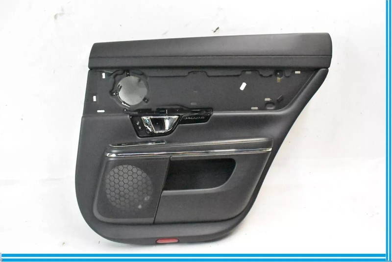 10-18 Jaguar XJ XJL X351 XJR Rear Right Side Interior Door Trim Panel Black OEM
