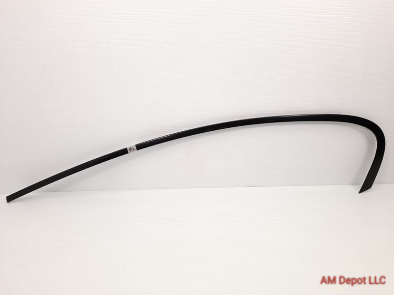 2011 BMW 535i 528i 550i F10 Rear Left Door Top Window Trim Gloss 7209711 Black
