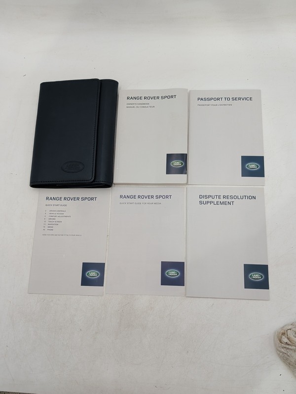 2015 Land Rover Range Rover Sport SE, HSE, Superchrg,Auto,SVR Owners Manual