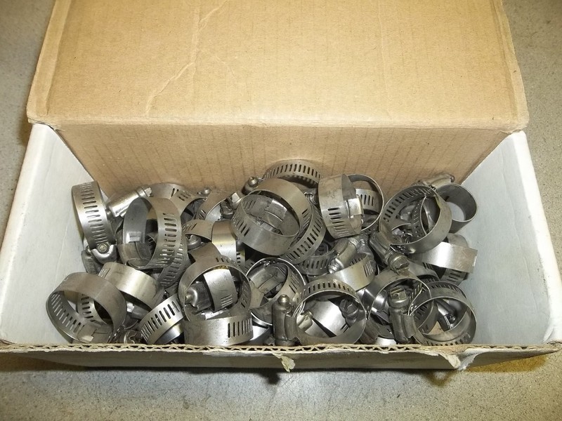Tridon Size 2S Hose Clamps Ford, Lot of 71 *FREE SHIPPING*