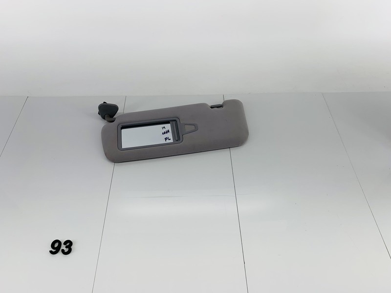 14-16 KIA CADENZA FRONT LEFT DRIVER SIDE HEADLINER OVERHEAD SUN VISOR SHADE OEM