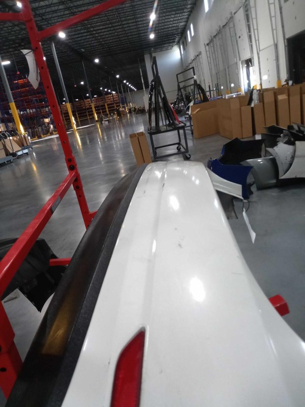 2016 Hyundai Elantra White Rear Bumper Assembly OEM 866113Y700 77000 Miles