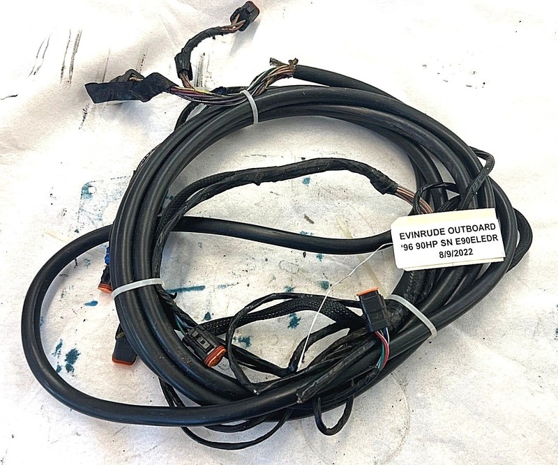 Johnson Evinrude Outboard 70hp-140hp Main Engine Wire Harness 20' OAL FRESHWATER