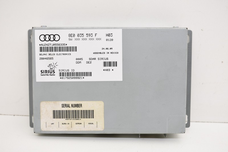 2008 Audi A4 Sirius Satellite Radio Receiver Control Module OEM KW26
