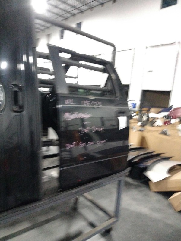 2011 Ford F150 Pickup Left Rear Door Black Used 401725 120K Miles