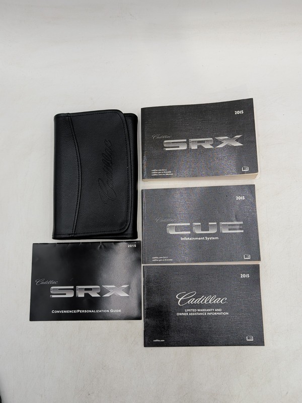 2015 Cadillac SRX Owners Manual & Navigation System With Case Included