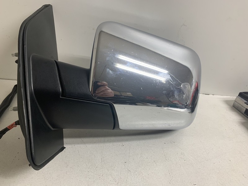 2013-2015 Nissan Armada Chrome 5 Wire Left Driver Side View Door Mirror Oem