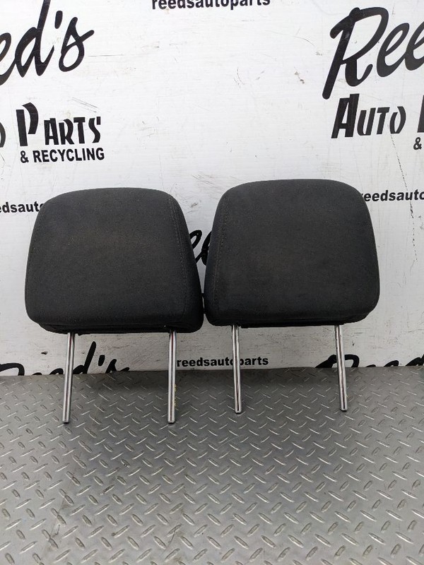 2011 Dodge Charger Front LH RH Headrest Black Cloth OEM 1144663