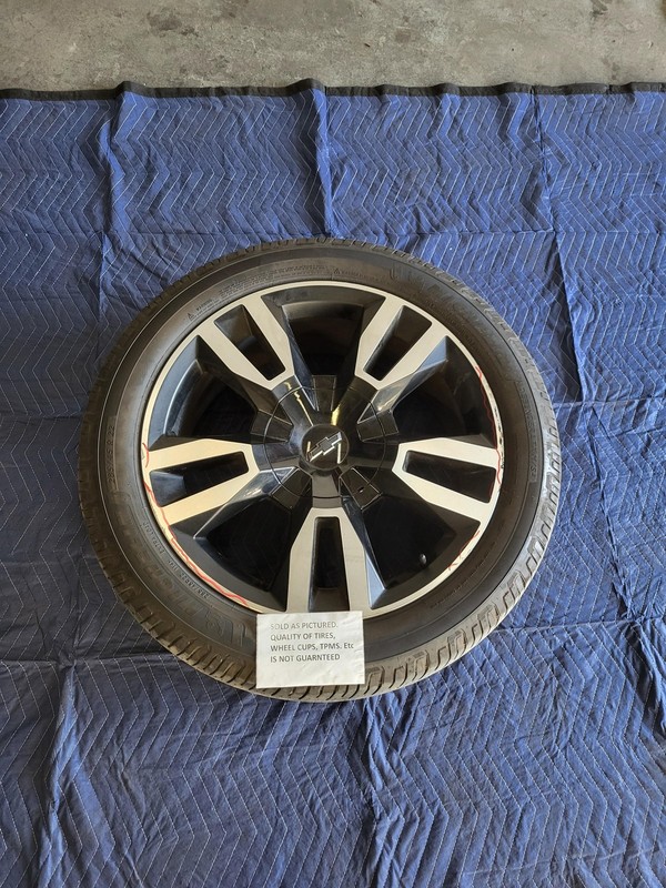 Used Oem Chevrolet Wheel Rim 285/45R22 22x9 for 2018-2020 Tahoe