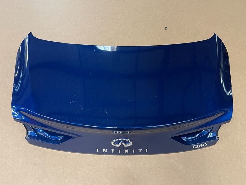 ⭐2017-2020 INFINITI Q60 REAR TRUNK TAILGATE LID COVER PANEL BLUE OEM LOT2530