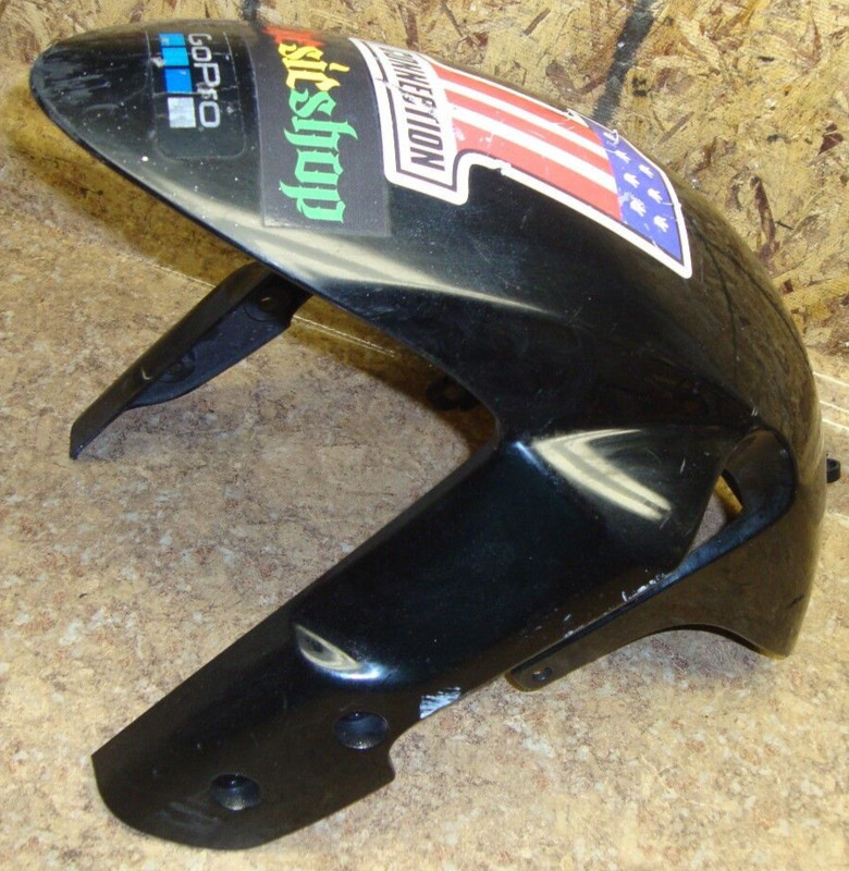 2007 Suzuki GSX-R600 GSXR6 GSXR600 Black Front Fender Panel Cover Wheel Well 07