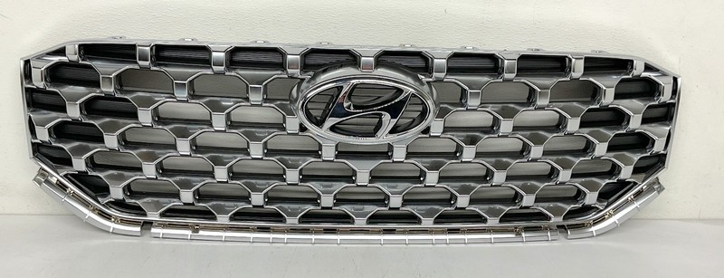 OEM Upper Grille For Hyundai Santa Fe (US built) Bright Chrome 86350-S2600