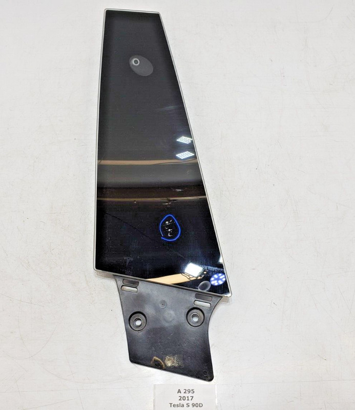 ✅ 2016-2020 OEM Tesla Model S Right Passenger Pillar Applique Glass W/ Camera*