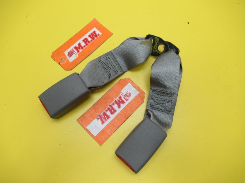 SEAT BELT BUCKLE REAR BACK CAR MIDDLE LATCH LOCK GREY for 03-07 SATURN ION SEDAN