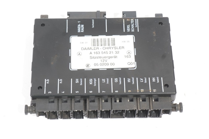 2002 - 2005 MERCEDES BENZ ML320 W163 SEAT CONTROL MODULE FRONT LEFT OR RIGHT OEM