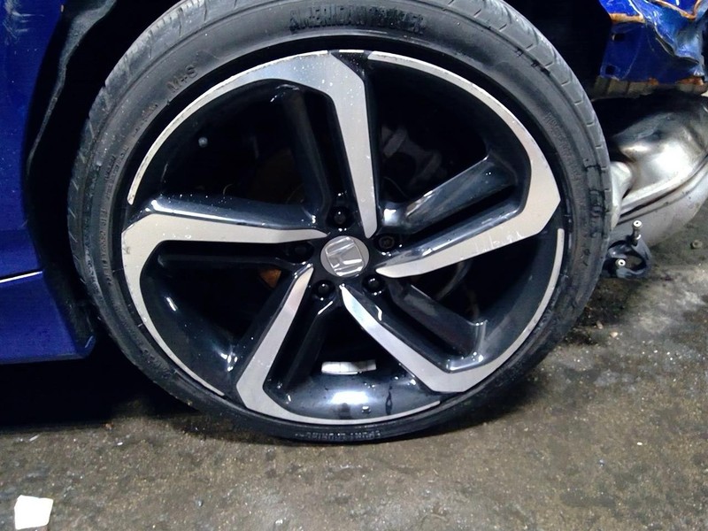 Rim Wheel 19x8-1/2 Alloy 5 Swept Spoke Painted Black Fits 21-22 ACCORD 1773436