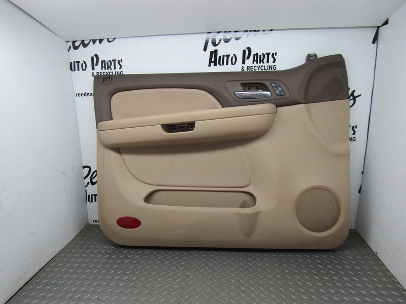 07-09 GM SUV Suburban LH Driver Front Door Interior Trim Panel Tan/Brown